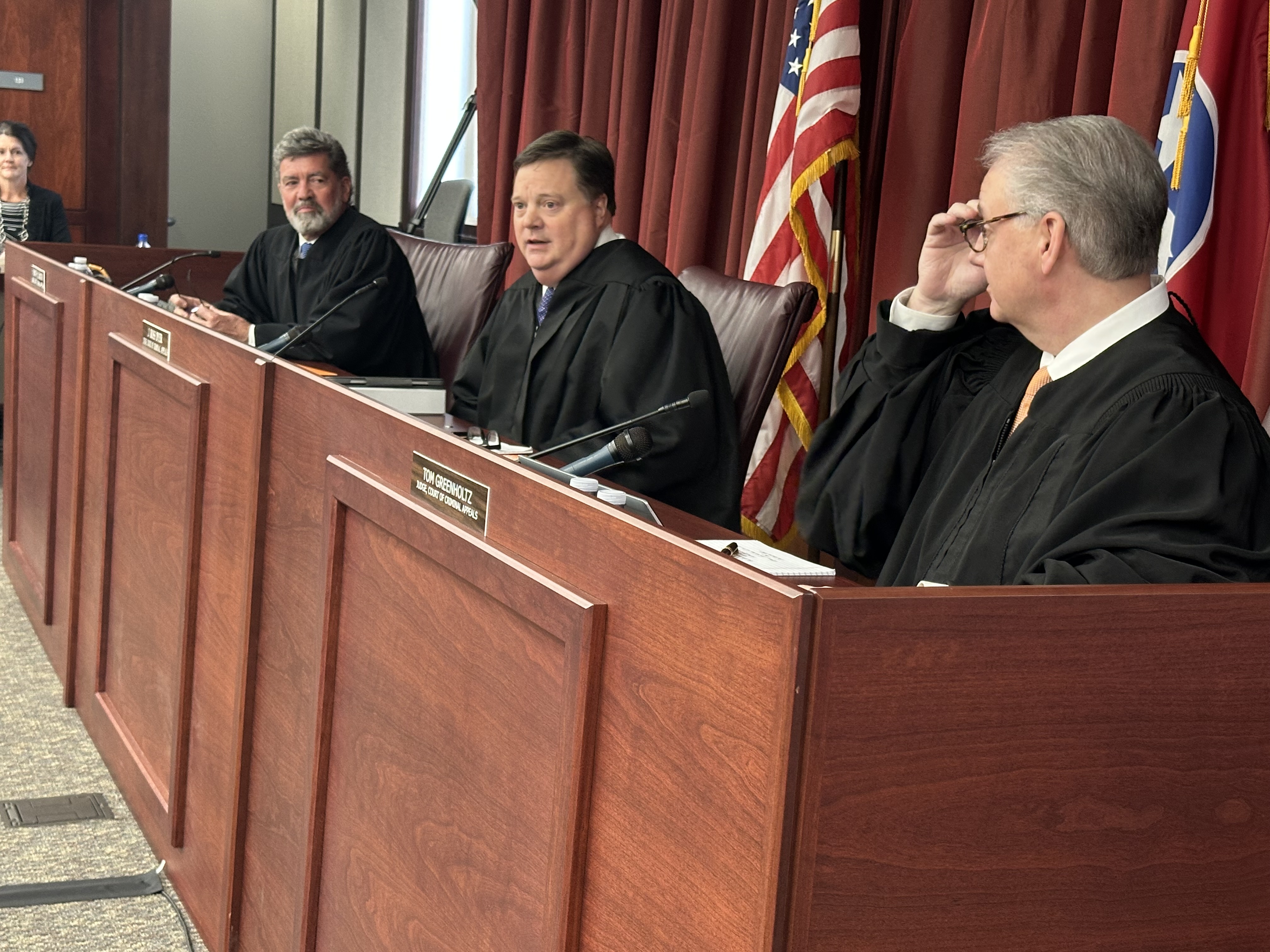 Court of Criminal Appeals Judges Timothy L. Easter, J. Ross Dyer, and Tom Greenholtz