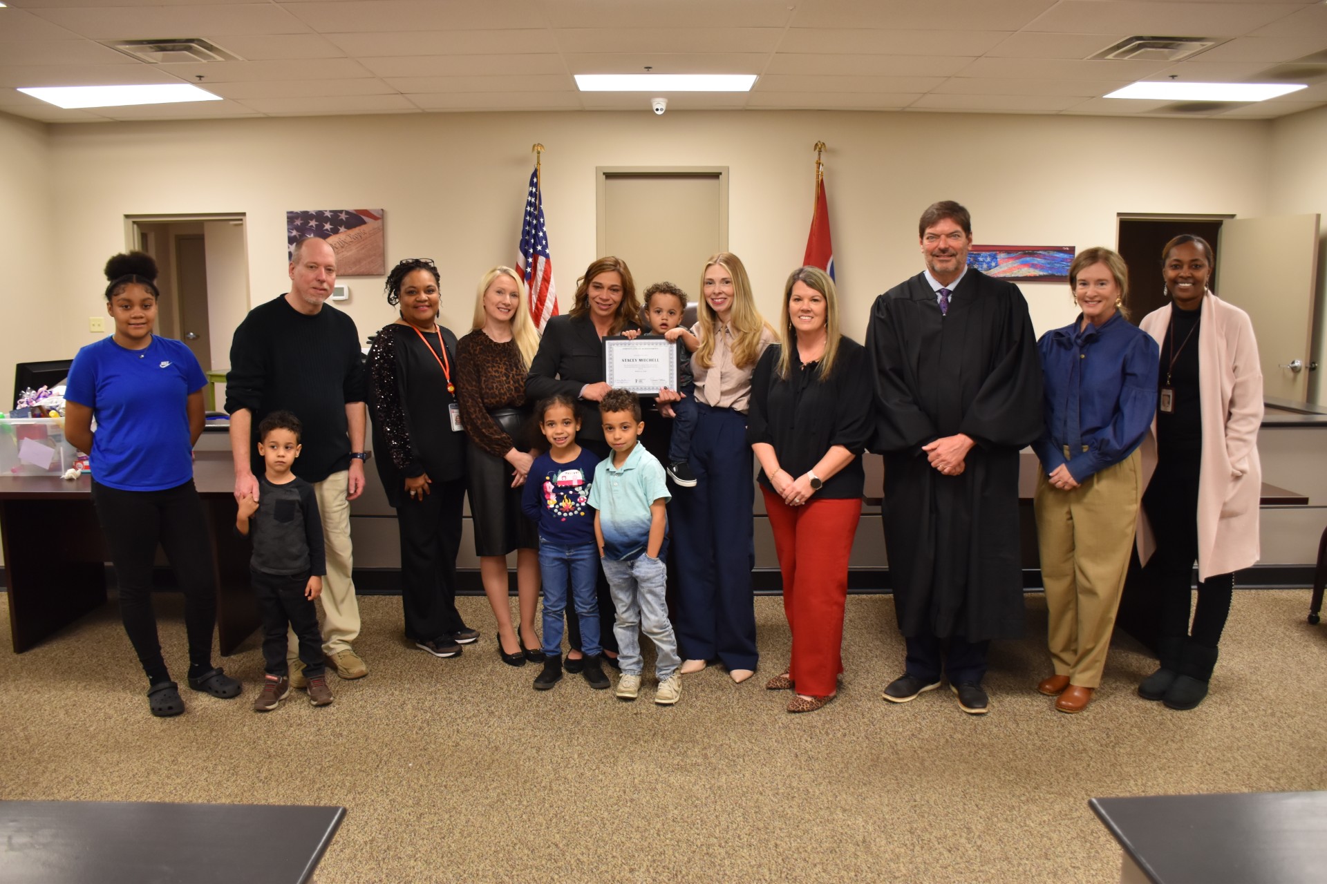 First Graduation Held in Gibson County Juvenile Court Judge Mark Johnson's Safe Baby Court 