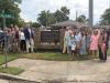 Judge Don R. Ash and family (right) and the family of the late Mary C. Schneider (left)